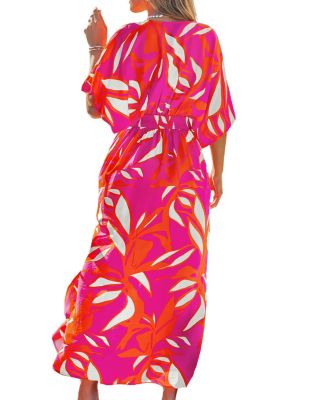 Women's Feel It in My Soul Tropical Midi Beach Dress