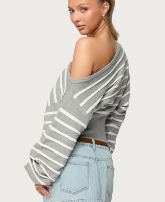 Women's Mika Off Shoulder Oversized Sweater