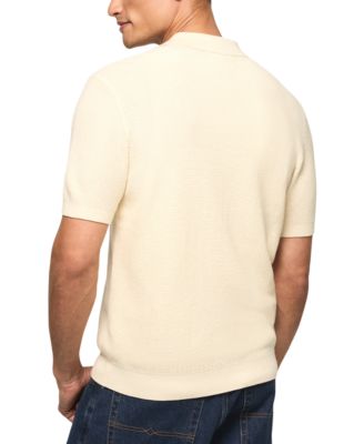 Men's Quarter-Zip Polo Sweater