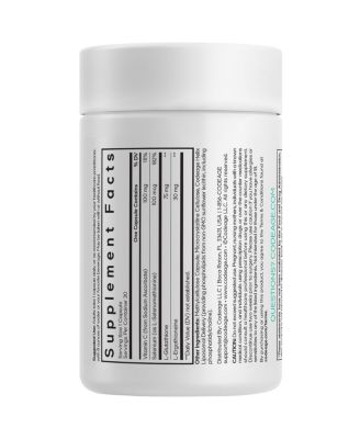 Liposomal Ergothioneine+, L-Glutathione, Vitamin C, Selenium, Antioxidant Support, 30 Capsules