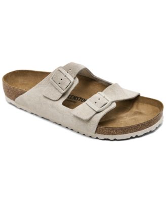 Men's Arizona Suede Leather Soft Footbed Sandals from Finish Line