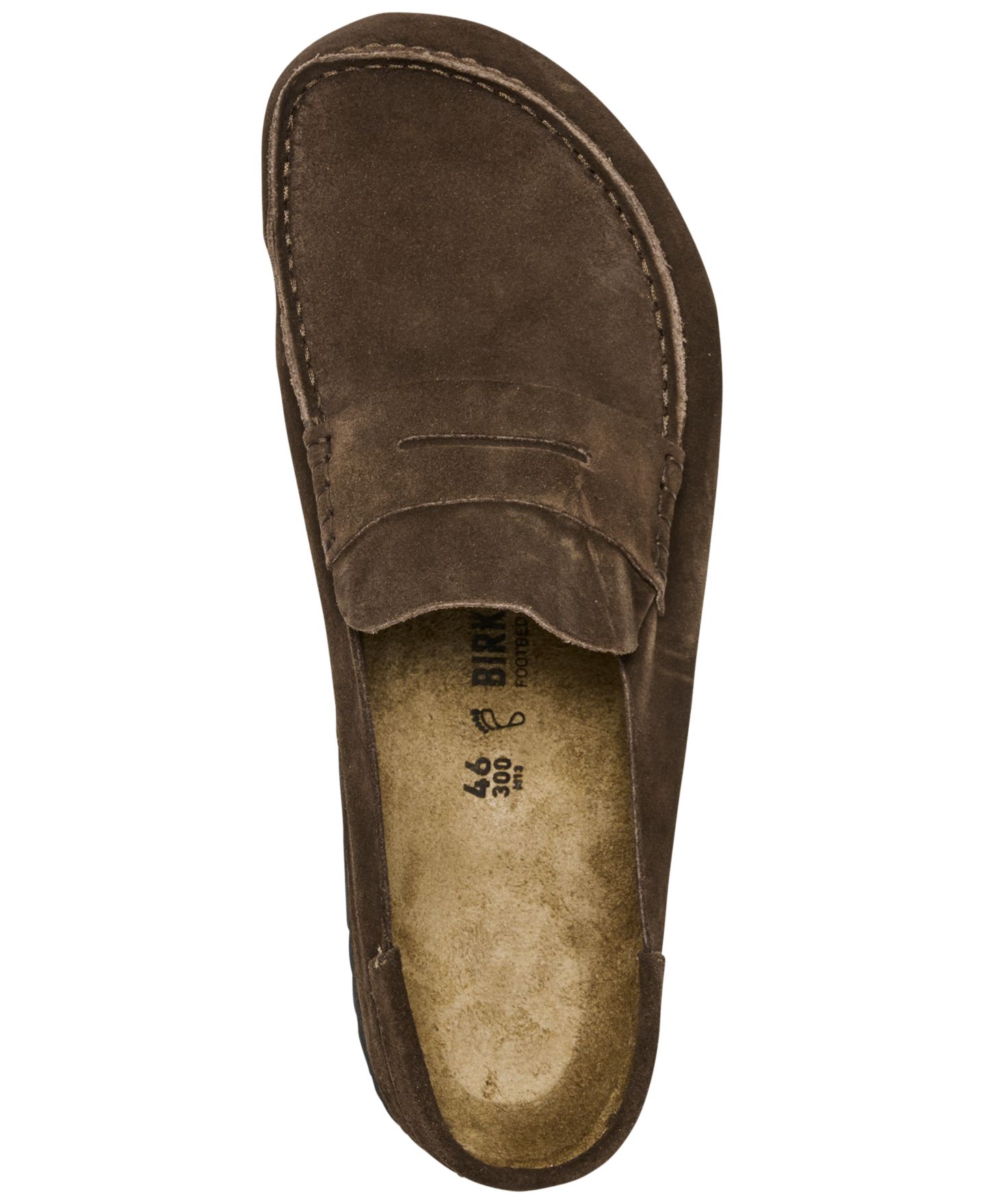 Мужские сабо Birkenstock Naples Wrapped Suede Casual, цвет: Carafe — фото 4