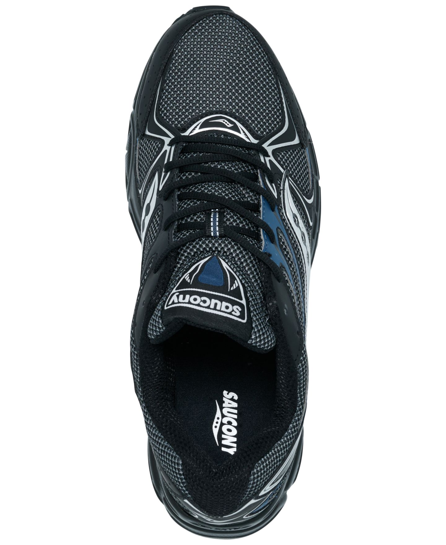 Женские кроссовки Saucony Ride Millennium Casual, цвет: Чёрный / Синий — фото 5