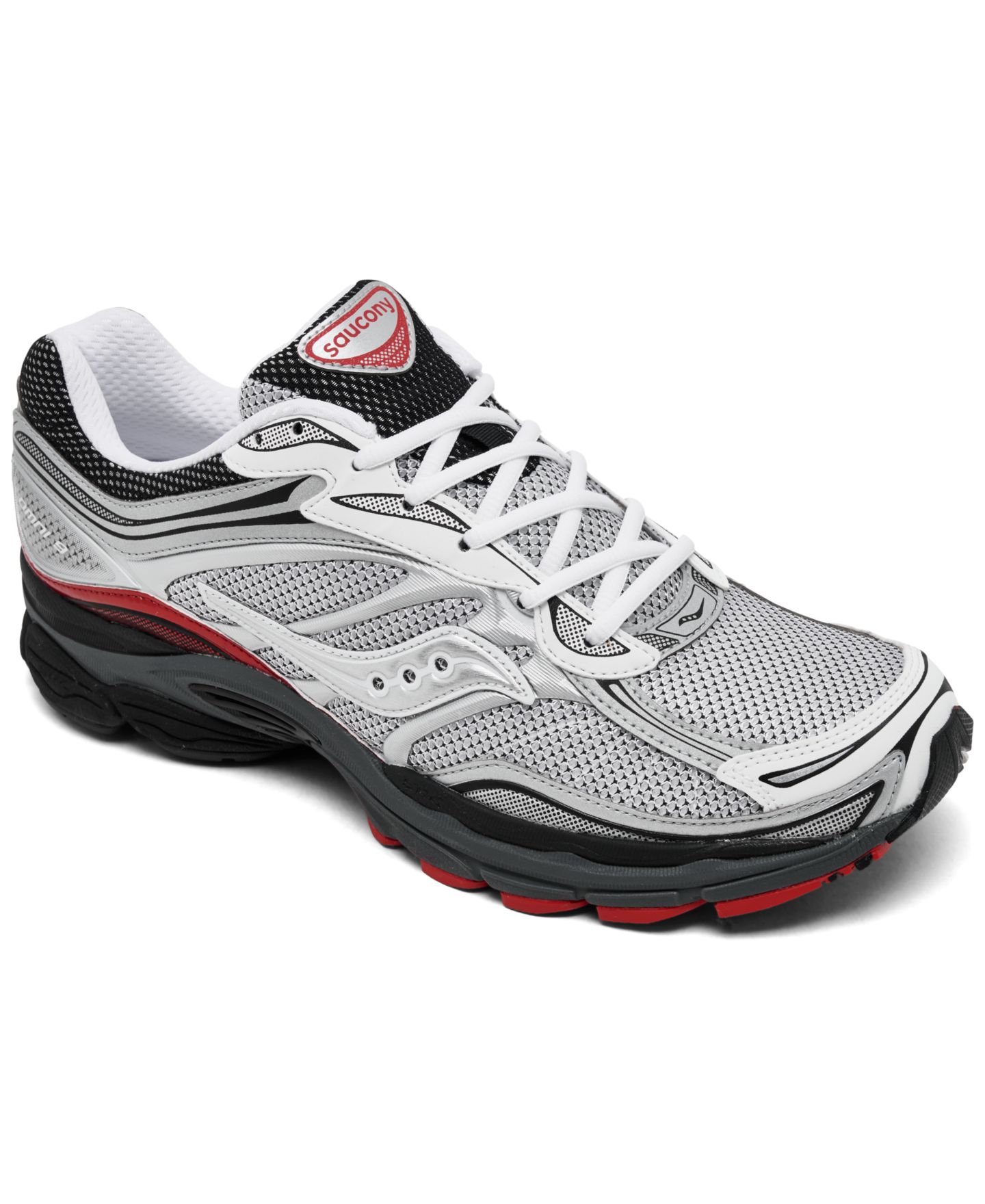 Повседневные кроссовки Saucony ProGrid Omni 9, цвет: Белый / Малиновый — фото 1