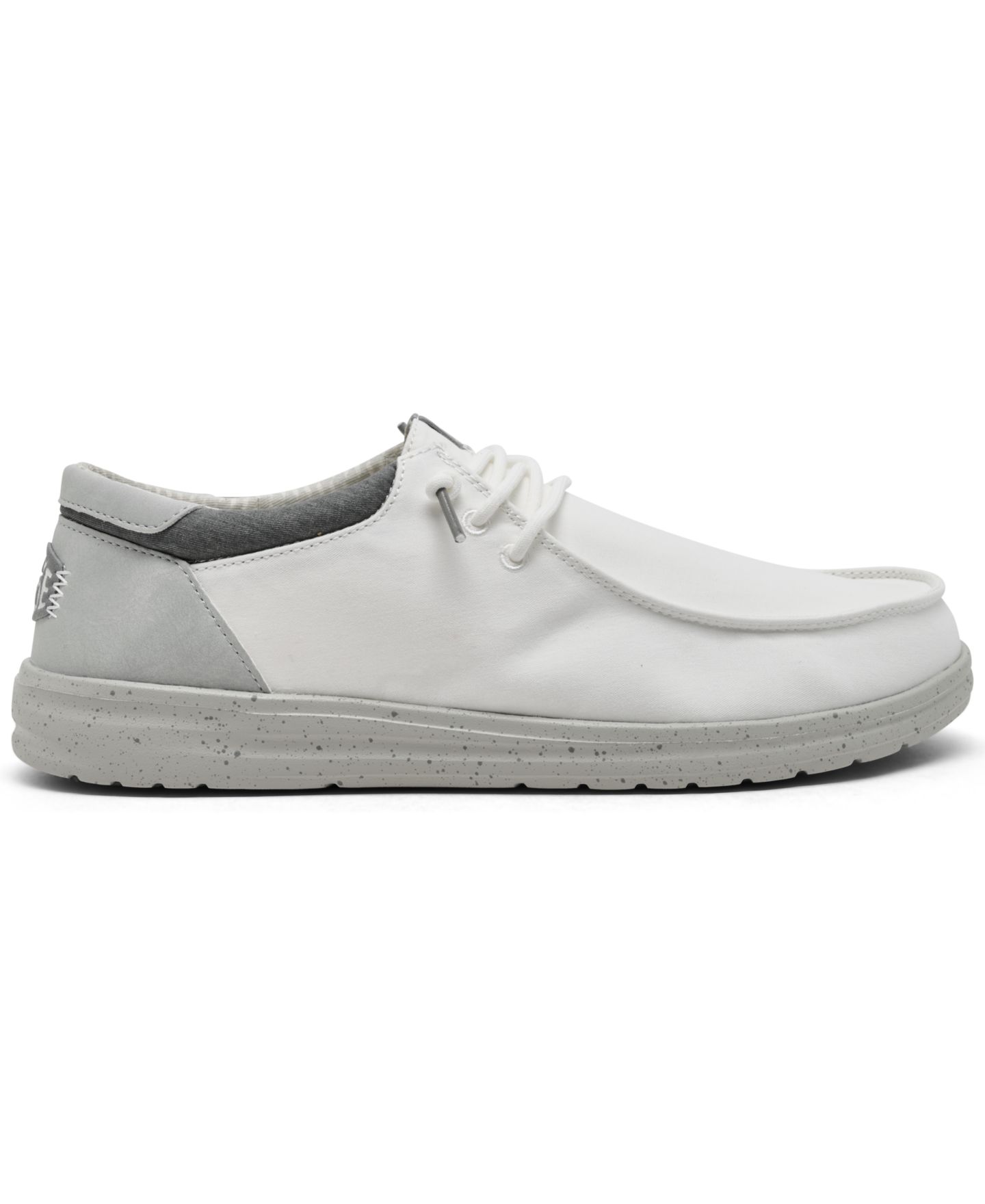Мужские кроссовки Hey Dude Paul Washed Casual, цвет: Белый / Серый — фото 2
