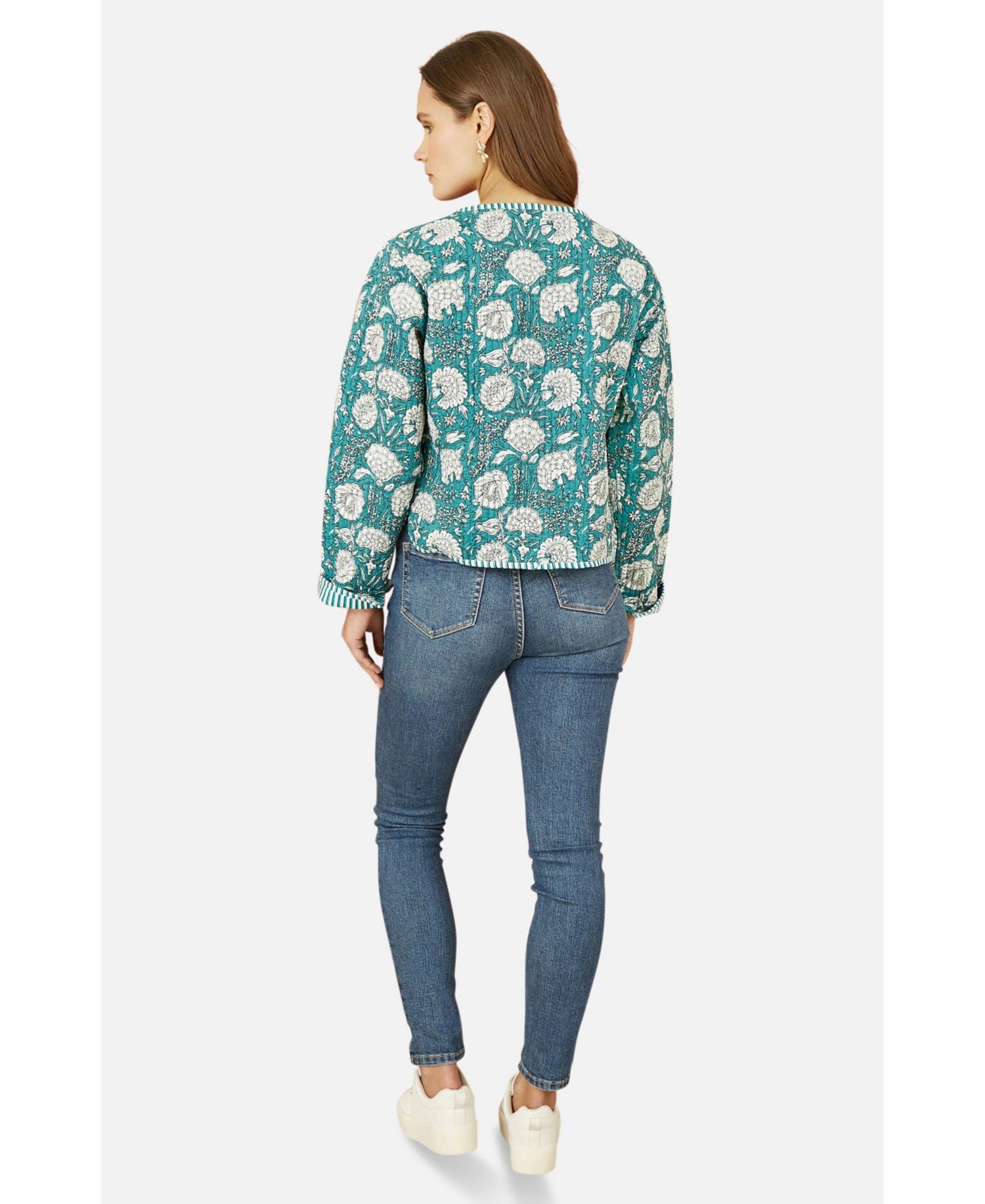 Women's Floral Patchwork Reversible Jacket