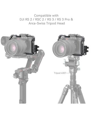 Camera Cage with Cable Clamp for Leica SL3 and SL3-S