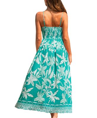 Women's What a Vibe Tropical Maxi Beach Dress