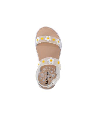 Toddler PCU Sandal with Flowers