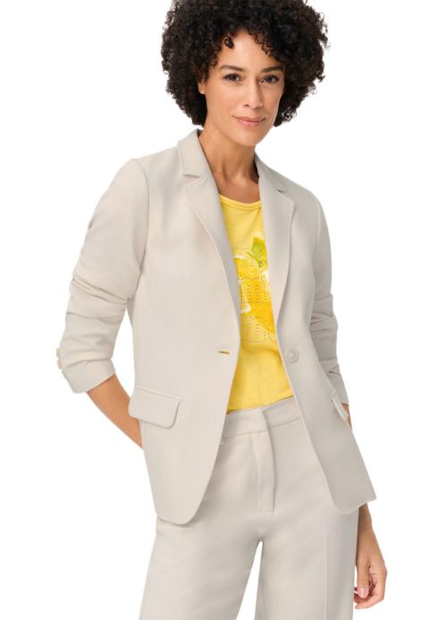 Женский пиджак Olsen Tailored Blazer, цвет: Льняной бежевый