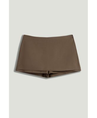 Women's Tailored Wrap Mini Skort