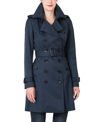 Women's kimi + kai Classic Hooded Trench Coat
