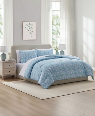 Luxury Soft Biomorphic Design 7-Pc. Comforter Set, King