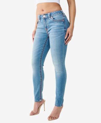 Women's Jennie Mid-Rise Skinny Super T Flap Jeans