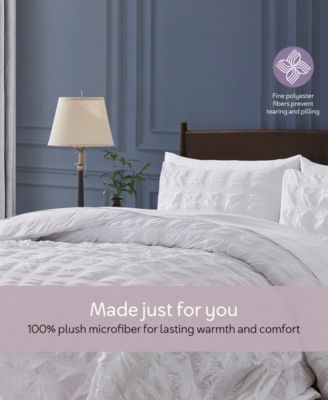 Luxury Soft Seersucker Design 7-Pc. Comforter Set, Queen