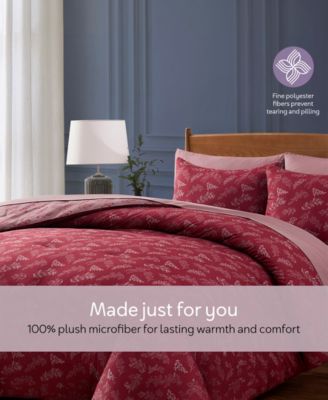 Luxury Soft Botanical Design 5-Pc. Comforter Set, Twin XL