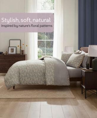 Luxury Soft Botanical Design 5-Pc. Comforter Set, Twin XL