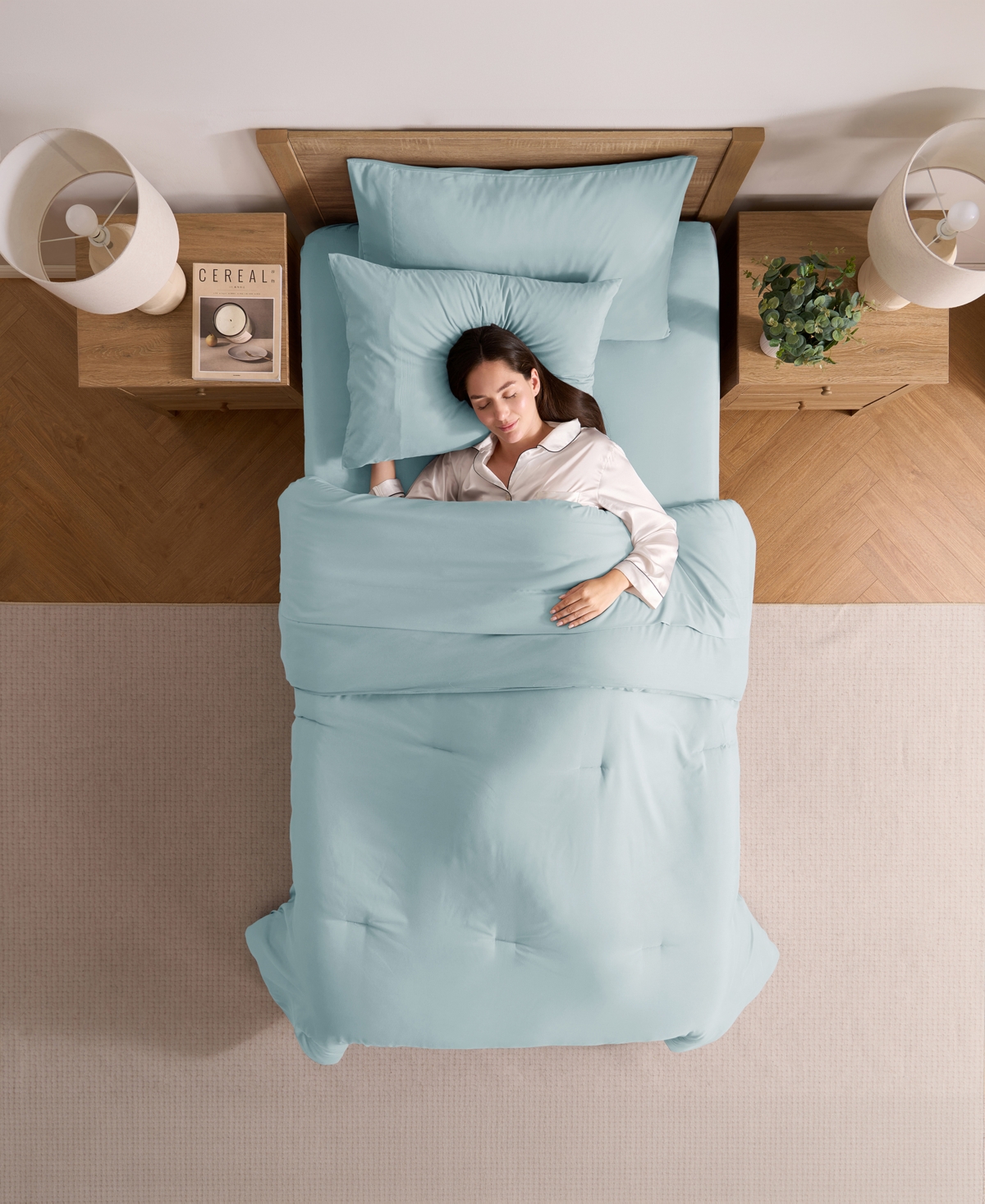 Nestl Luxury Soft Modern Design -Pc. Comforter Set