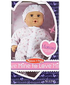 Melissa & Doug Kids' Mine to Love Mariana 12" Baby Doll