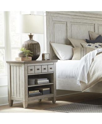 1 Drawer Night Stand w/ Charging Station