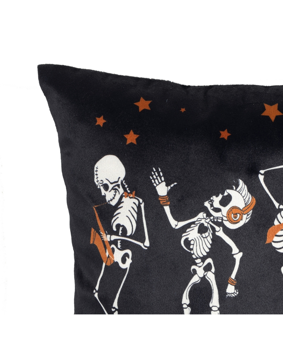 Lush Decor Rocking Skeleton Decorative Pillow, 12" x 12"