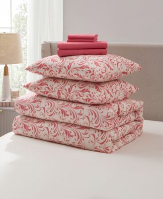 Luxury Soft Biomorphic Design 7-Pc. Comforter Set, Queen