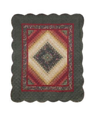 Posted Stamp Throw, 50" x 60"