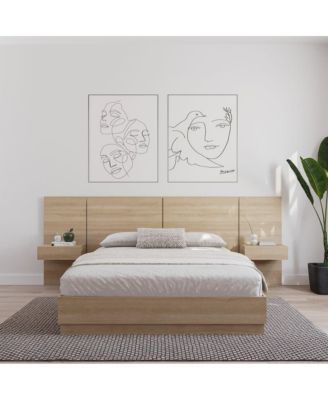 Milano Floating Nightstand Extension Panel Set of 2