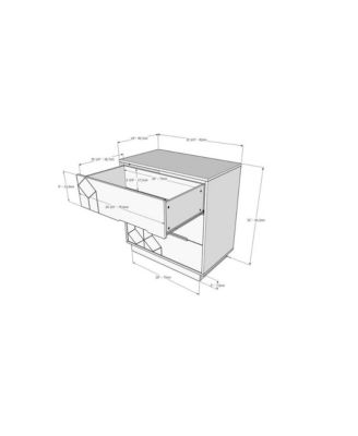 3-Drawer Dresser Chest.