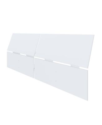 Panoramic Headboard, Queen, White