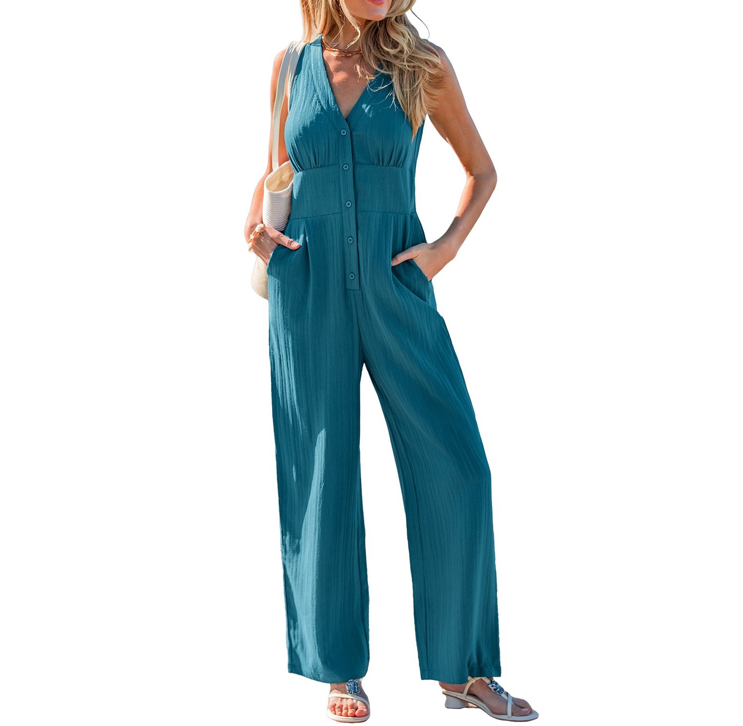 Women's Out of Sight Blue Jumpsuit