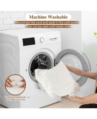 76” x 54” Full Size Heated Mattress Pad with 9 Heating Levels & 9H Timer, Dual Controllers