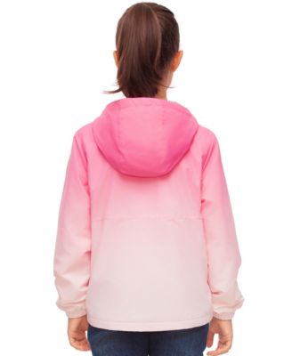 Girls Lightweight Fleece-Lined Windbreaker