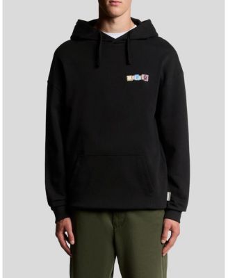 Men's Bold Letters Long Sleeve Graphic Hoodie