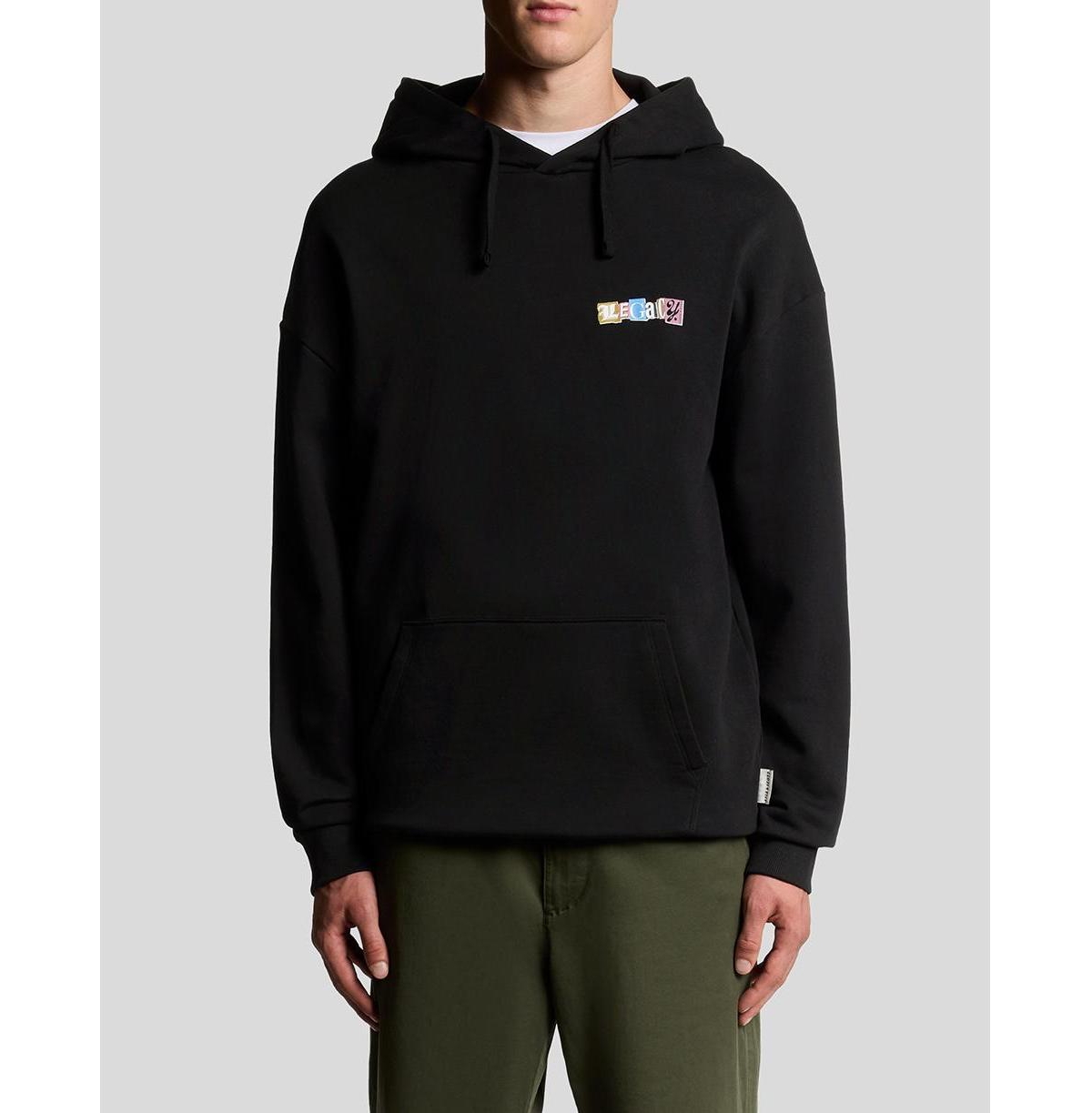 Lyle & Scott Men's Bold Letters Long Sleeve Graphic Hoodie