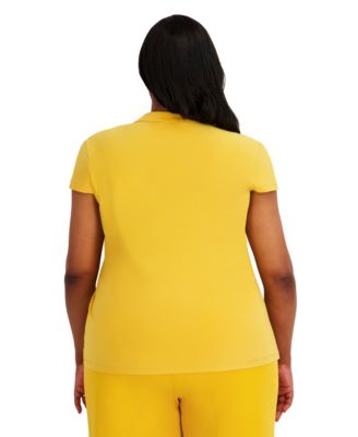 Women's Square Neck Short-Sleeve Top