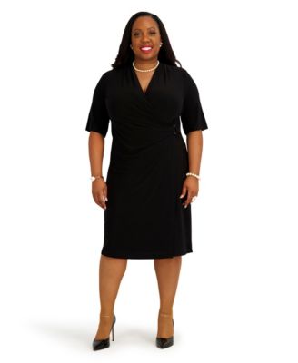 Women's V-Neck Midi Dress