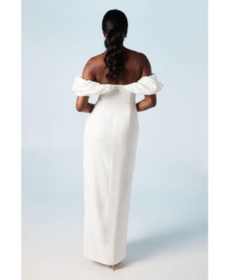 Women's Corset Sleeve Wedding Dress