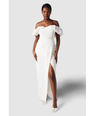 Women's Corset Sleeve Wedding Dress