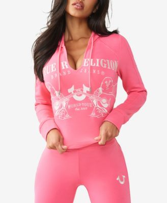 Women's French Terry Raglan Hoodie Sweatshirt