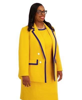 Women's Double-Breasted Collared Jacket