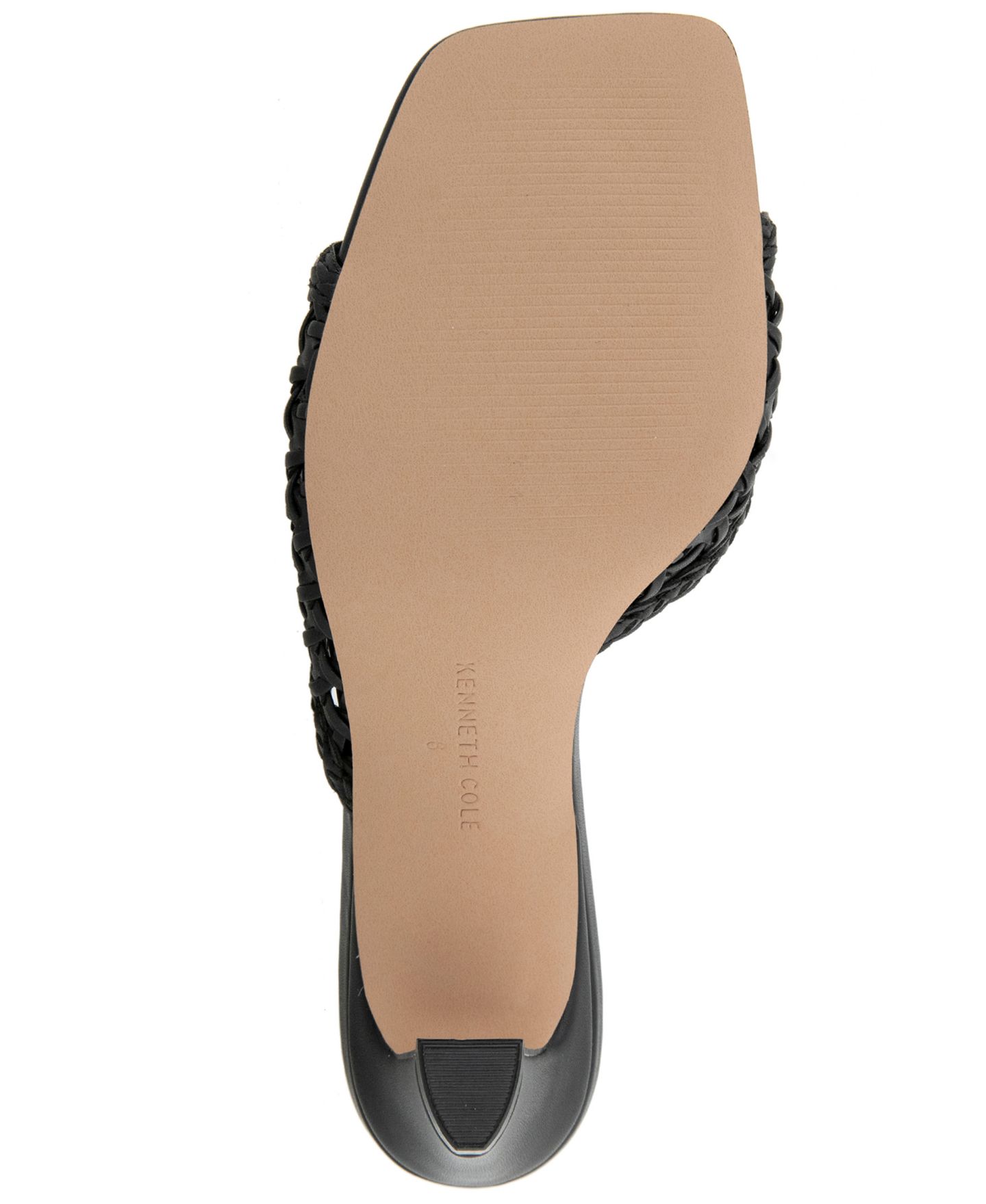 Женские сандалии Kenneth Cole New York Arita Single Strap Slip-On Dress Sandals, цвет: Чёрный — фото 5