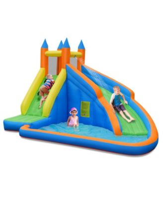 Inflatable Bounce House Jumper with Water Slide, No Blower Included