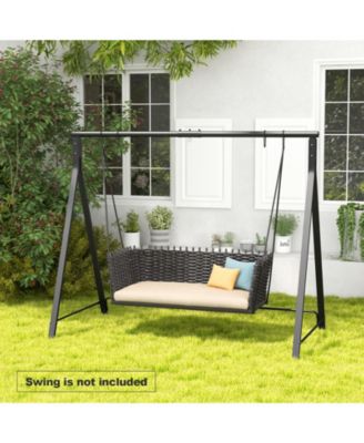 Patio Metal Swing Stand with A-Frame Structure