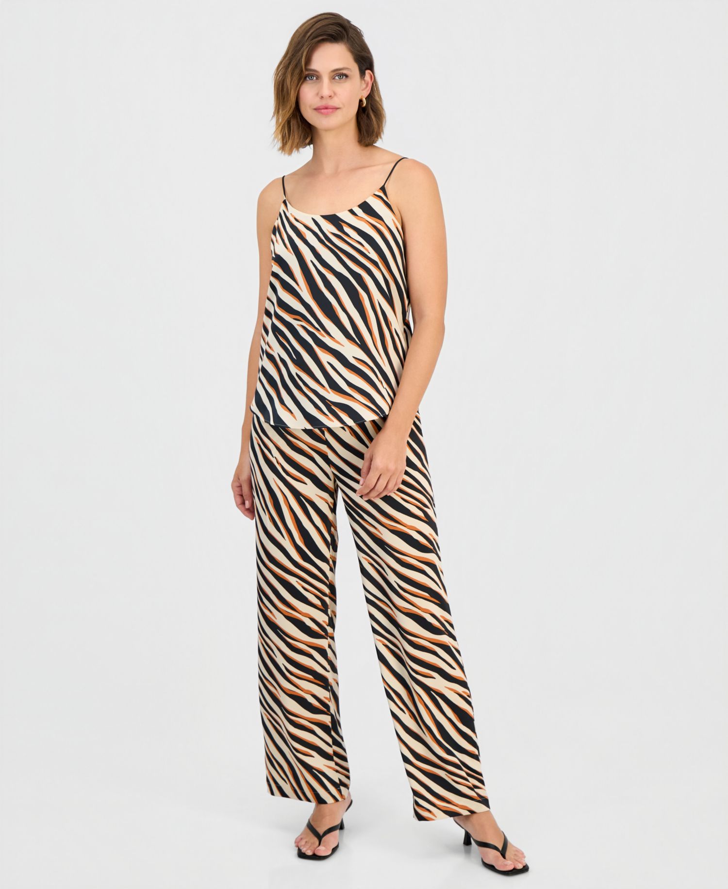 Women's Animal-Print Satin Camisole