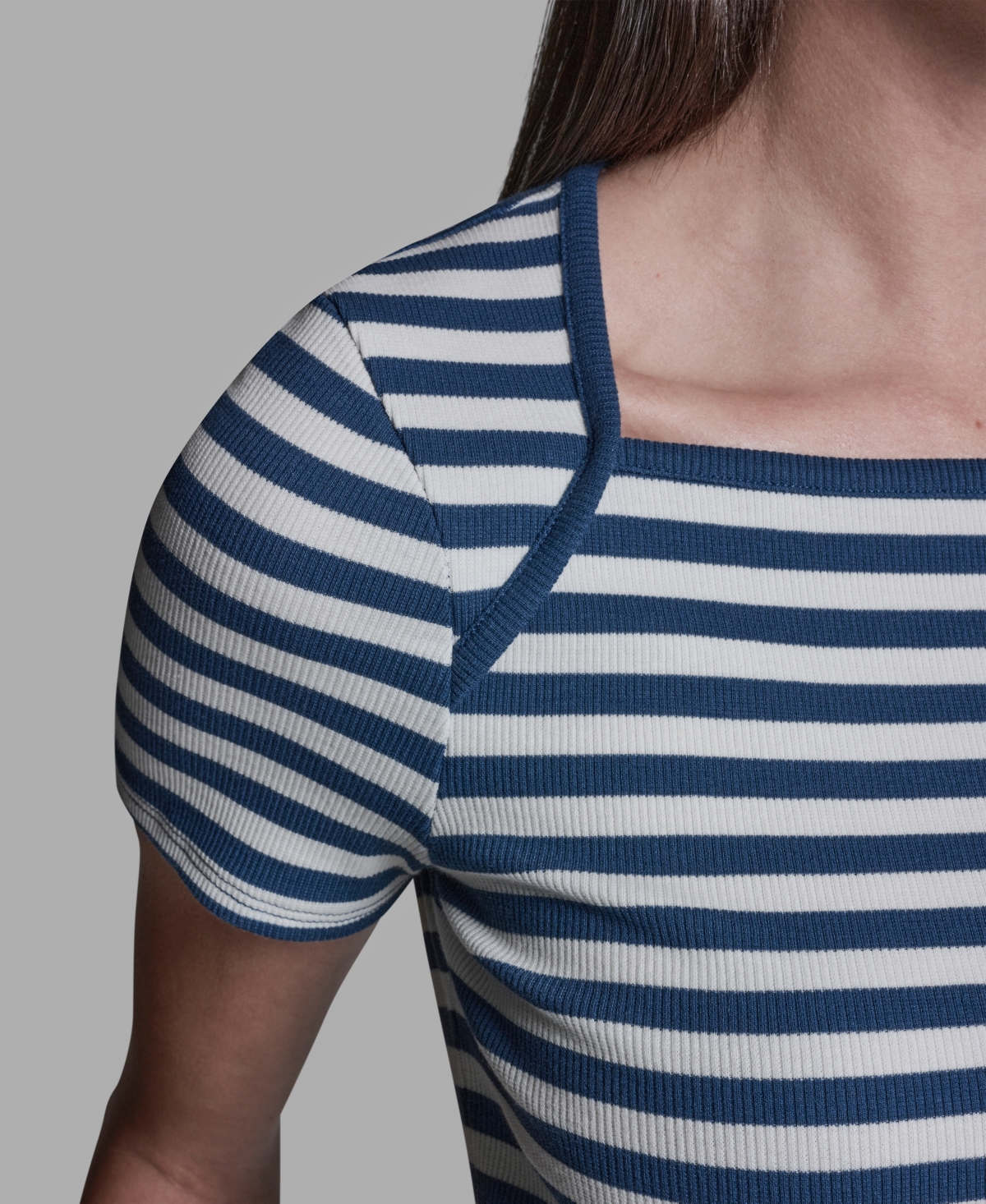 Bcbg Women's Short-Sleeve Stripe T-Shirt