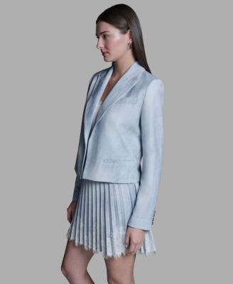 Women's Printed Open-Front Jacket