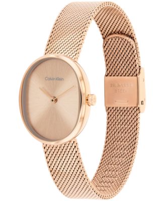 Women's Euphoria Rose Gold Tone Stainless Steel Mesh Bracelet Watch, 23.2mm