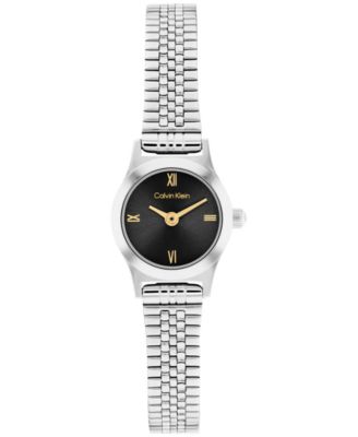 Women's CK Contemporary Silver Tone Stainless Steel Bracelet Watch, 18mm