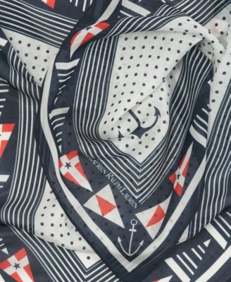 Nautical Small Square Scarf